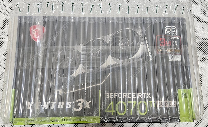 MSI 지포스 RTX 4070Ti ventus Ti SUPER 벤투스 3X OC D6X 16GB 미개봉