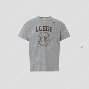 렉토 반팔 llege logo t-shirt (grey)