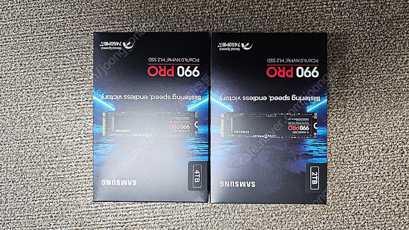 [미개봉] 삼성정품 990PRO M.2 NVMe 4TB 택포 42만원에 팝니다.