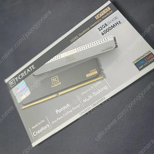 t-create expert ddr5 6000mhz white 16GB ×2 32gb 서린 정발 램 메모리