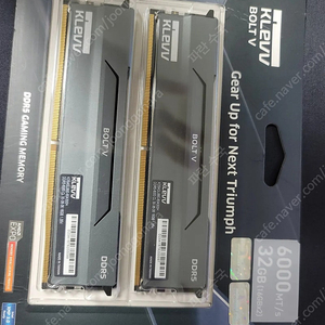 klevv bolt v ddr5 6000mhz cl30 16gb ×2 32gb 램 메모리 서린 정발