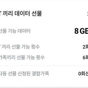 skt 데이터 1기가 (최대2기가) 판매해요