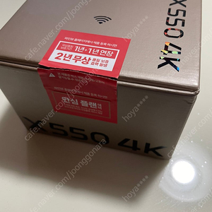 파인뷰 x550 4K (64GB) 미사용 신품