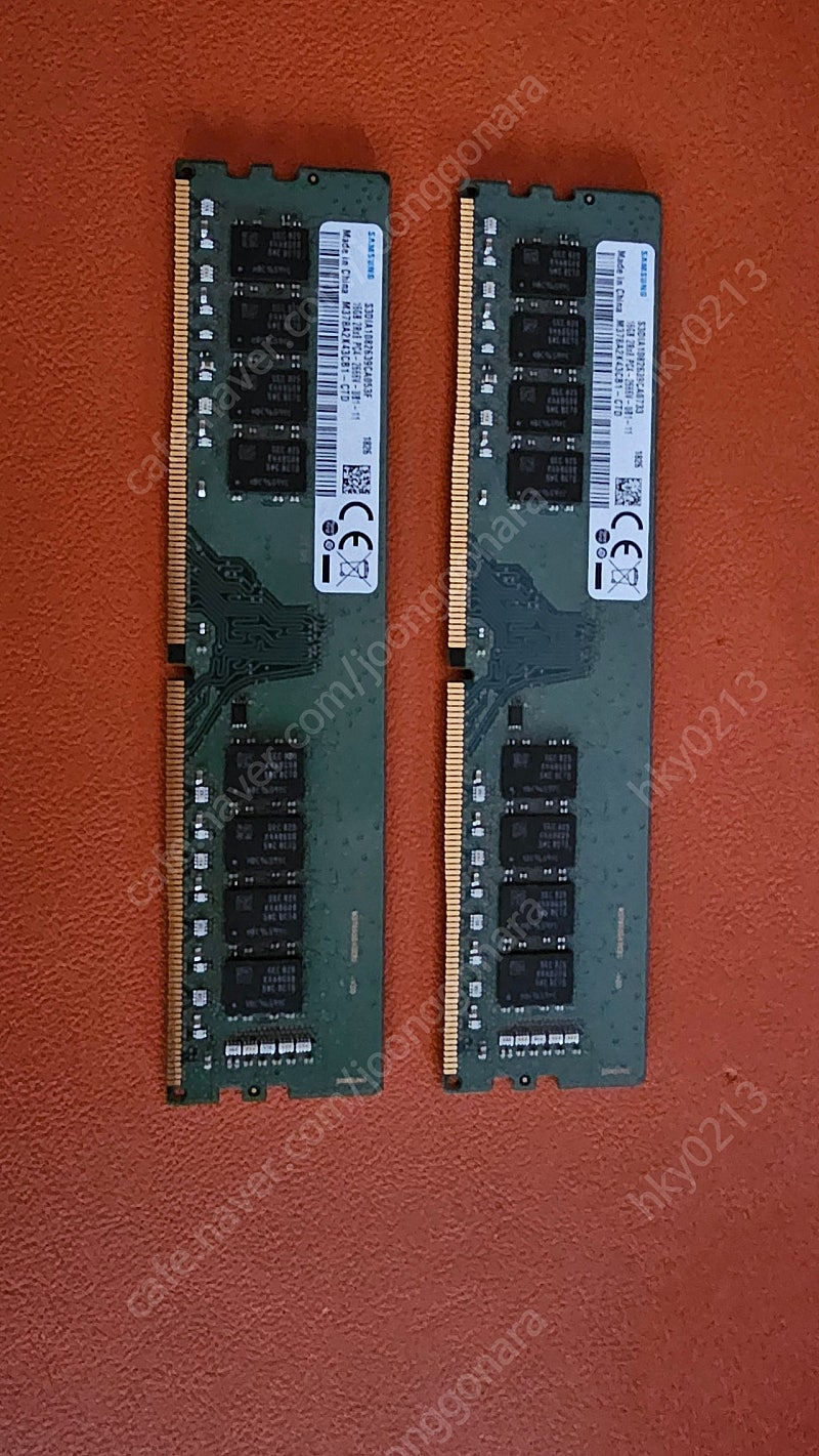 삼성 ddr4 2666 16gb 2장 팝니다