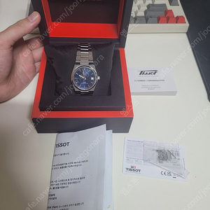 티쏘 PRX 35mm 청판 오토매틱 판매