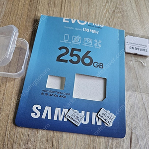 삼성 에보 플러스 256gb SD카드 팝니다