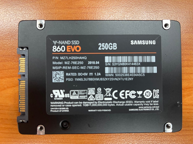 삼성ssd250 860evo 250GB