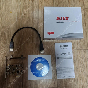 SUNIX 3포트 PCIe 확장카드 (UPD2018-B)