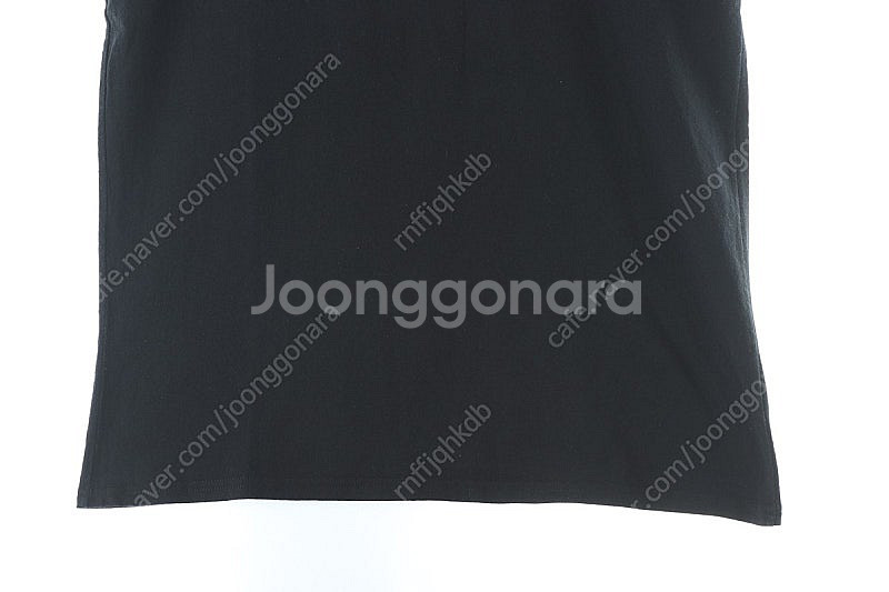 (M-L) 챔피온 반팔 티셔츠 블랙 무지 솔리드 기본핏--3