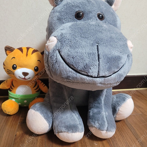 (가격내림) 레고랜드 뽑기 인형 (하마 35cm, 호랑이20cm)