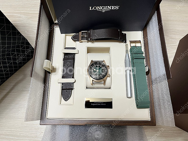 론진 레전드 다이버 브론즈 42mm--0