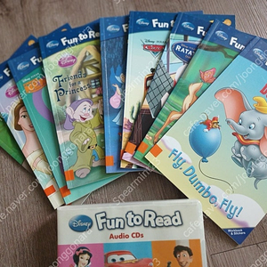 디즈니 펀투리드K단계 9권과 cd9장(fun to read)