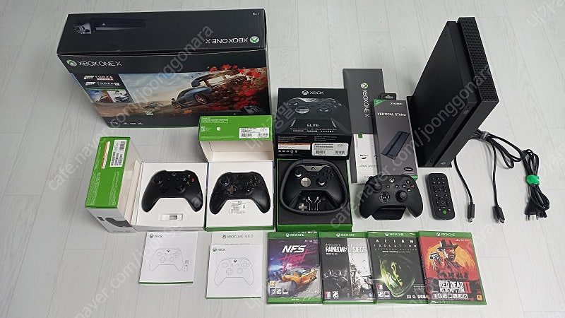 XBOX ONE X 박스 풀셋