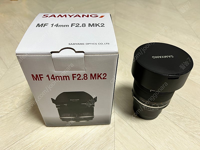 삼양 mf 14mm f2.8 mk2 소니마운트 (풀박스)