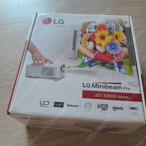 lg led빔 프로젝터 pf1500 + 샤오미 tv스틱 일괄 판매합니다.