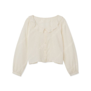 타낫 wave collar blouse