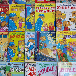 베렌스타인베어즈 60권+10권입니다(berenstain bears)+음원+워크시트