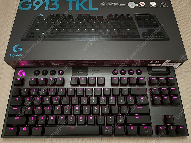 로지텍 G913TKL 리니어 게이밍 키보드