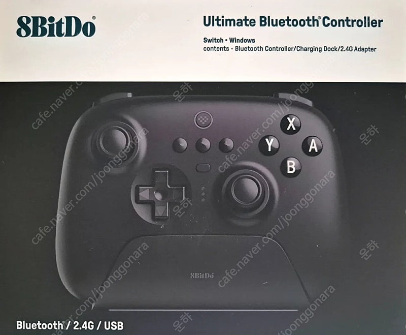 팔얼블 미개봉 새상품 8bitdo ultimate bluetooth ns버전 블랙 무선 컨트롤러 팝니다.
