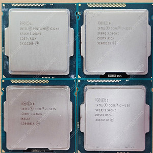 CPU 팝니다 i3-4150, 3225, 3220.
