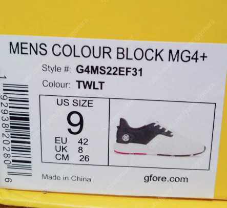 [새상품] 골프화 지포어 남성 골프화 260 US9--1