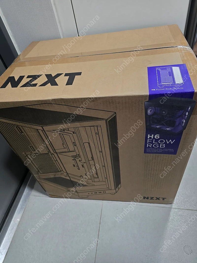 NZXT H6 FLOW RGB 블랙 케이스 개봉 새상품 판매