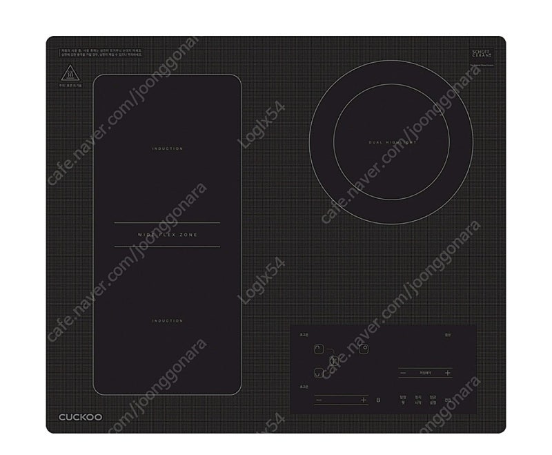 쿠쿠 하이브리드 전기레인지 3구 (인덕션 + 하이라이트)