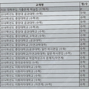 편입교재 팝니다