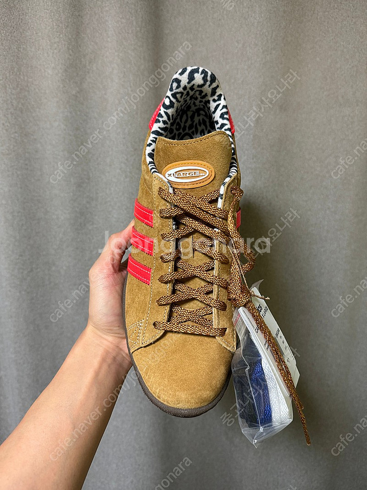 아디다스 x 엑스라지 캠퍼스 80s 메사 레드--1