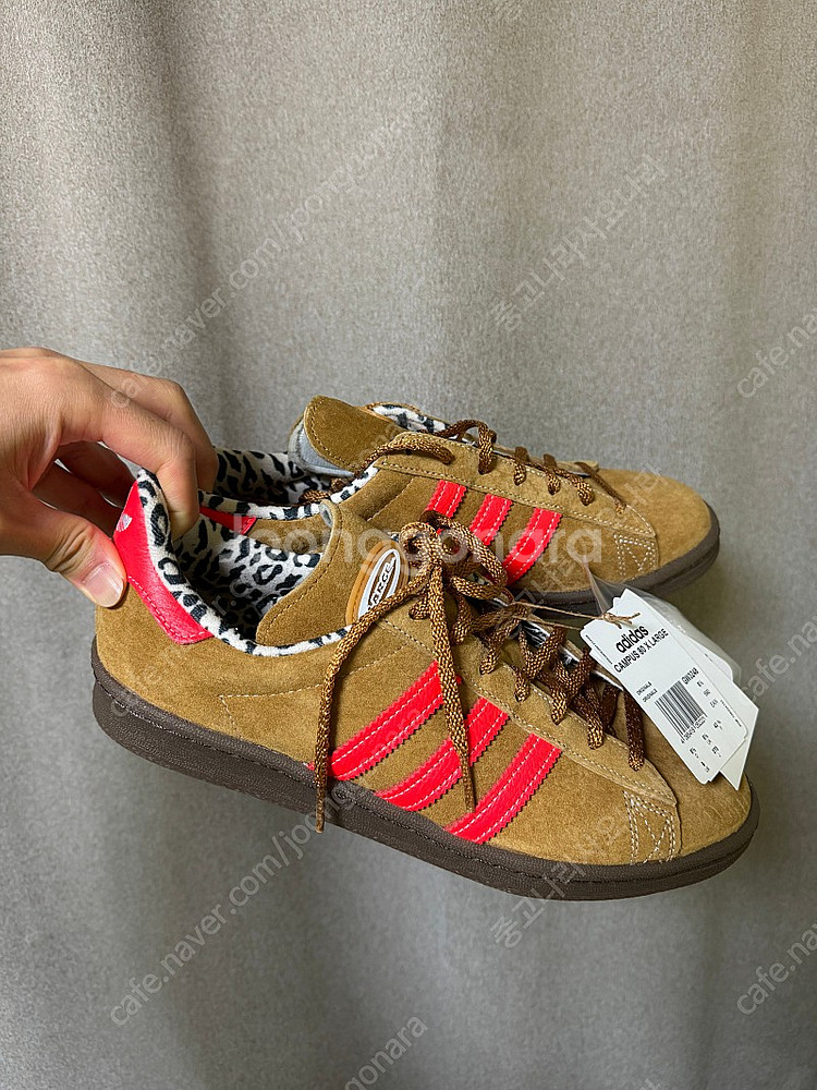 아디다스 x 엑스라지 캠퍼스 80s 메사 레드--6