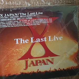 X-JAPAN 엑스재팬 라스트라이브 초회한정반 3cd 신품 미개봉