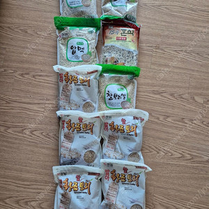 정원 황금 찰 보리쌀 800g 10봉지 1박스