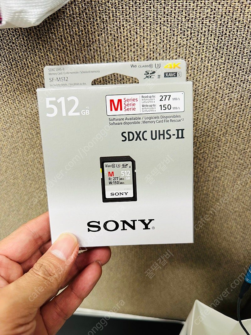 소니정품 SF-M512 Sd카드 512기가 팝니다