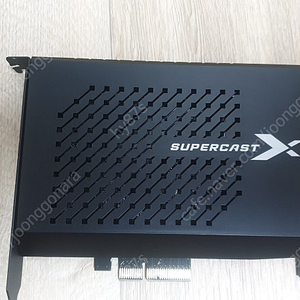 스카이디지탈 SUPERCAST X LIVE 4K TV 수신카드 (캡쳐카드) 팝니다.