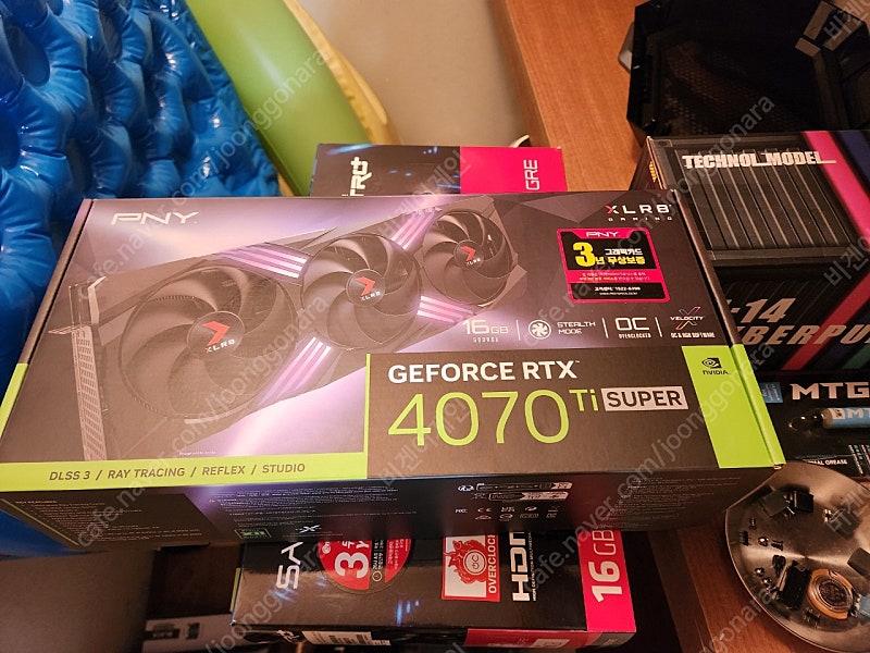 PNY 4070 Ti Super 에픽 모델 3월말 구매