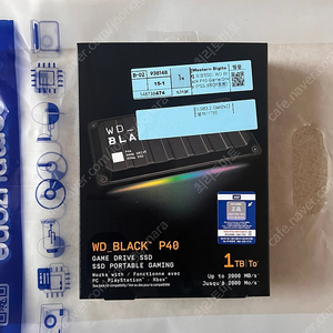 WD BLACK P40 Game Drive 1TB 외장SSD