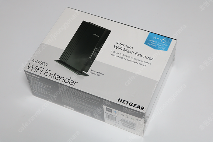 넷기어 EAX20 메시 와이파이6 증폭기 미개봉 판매.