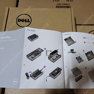 DELL OptiPlex Micro 베사 마운트및 AC 어댑터 브래킷 미사용