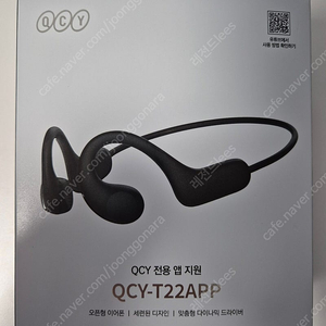 QCY T-22 app 골전도 이어폰