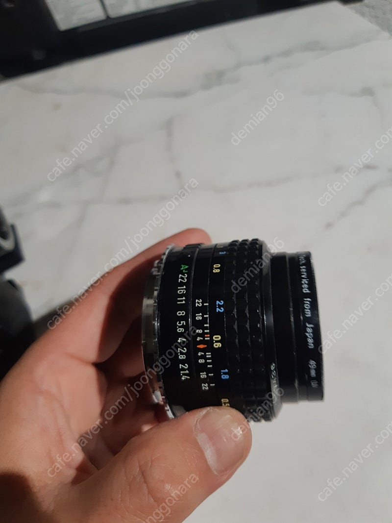 펜탁스 smc pentax-a 50mm f1.4 렌즈 판매합니다
