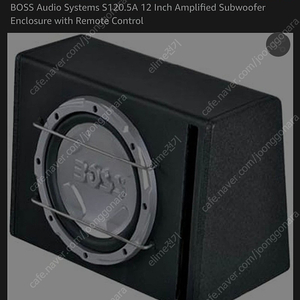 boss s120.5a 12인지서브우퍼