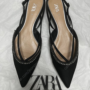 ZARA 끈샌들 BLACK EU 39 (KR 255)