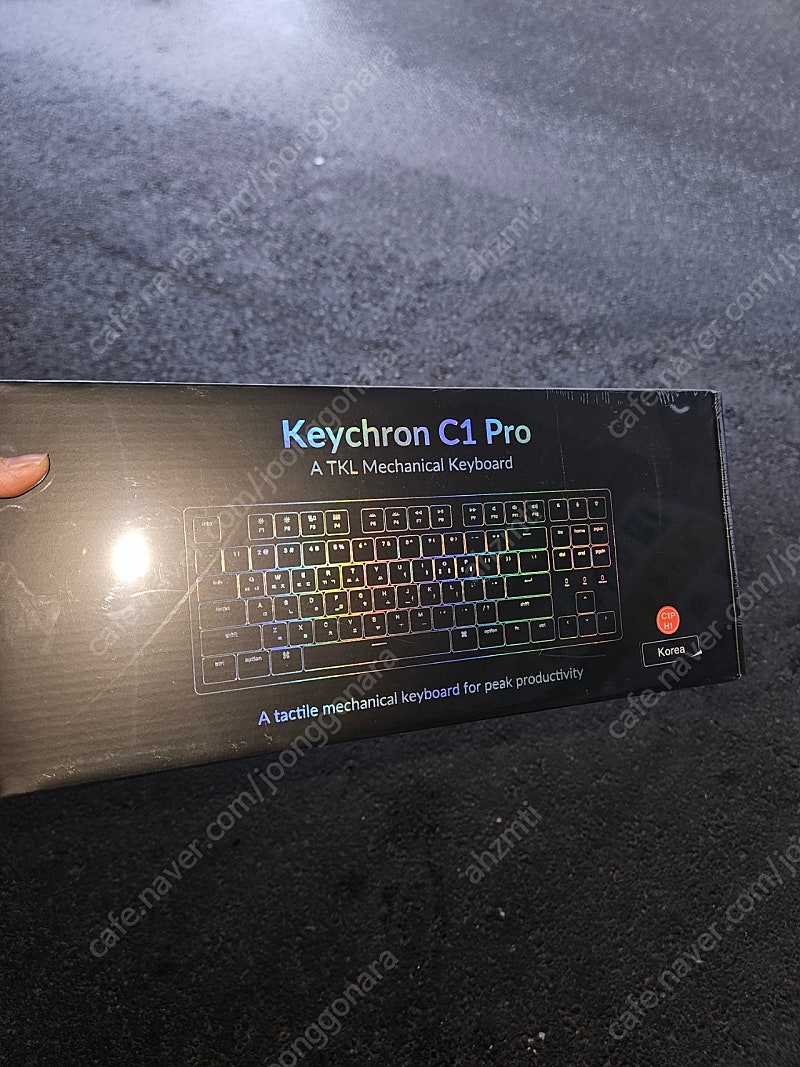 키크론 keychron C1 Pro 적축 기계식 키보드 판매(1회 테스트사용)