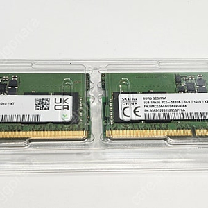 노트북, 미니PC용 DDR5 5600MHz 하이닉스 16GB X 2 총 32GB / 8GB X 2 총 16GB (SER7, SER8 에서 사용했음)