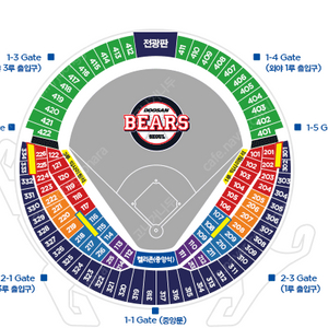 6/30 SSG 두산 잠실야구장 3루 오렌지석 221블록 2연석 양도