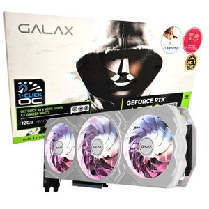 갤럭시 GALAX 지포스 RTX 4070 SUPER EX GAMER WHITE OC D6X 12GB 그래픽카드 새제품 vga