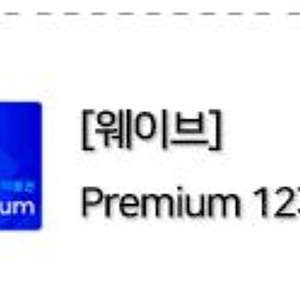 [웨이브] Premium 12개월(1년) 연간이용권