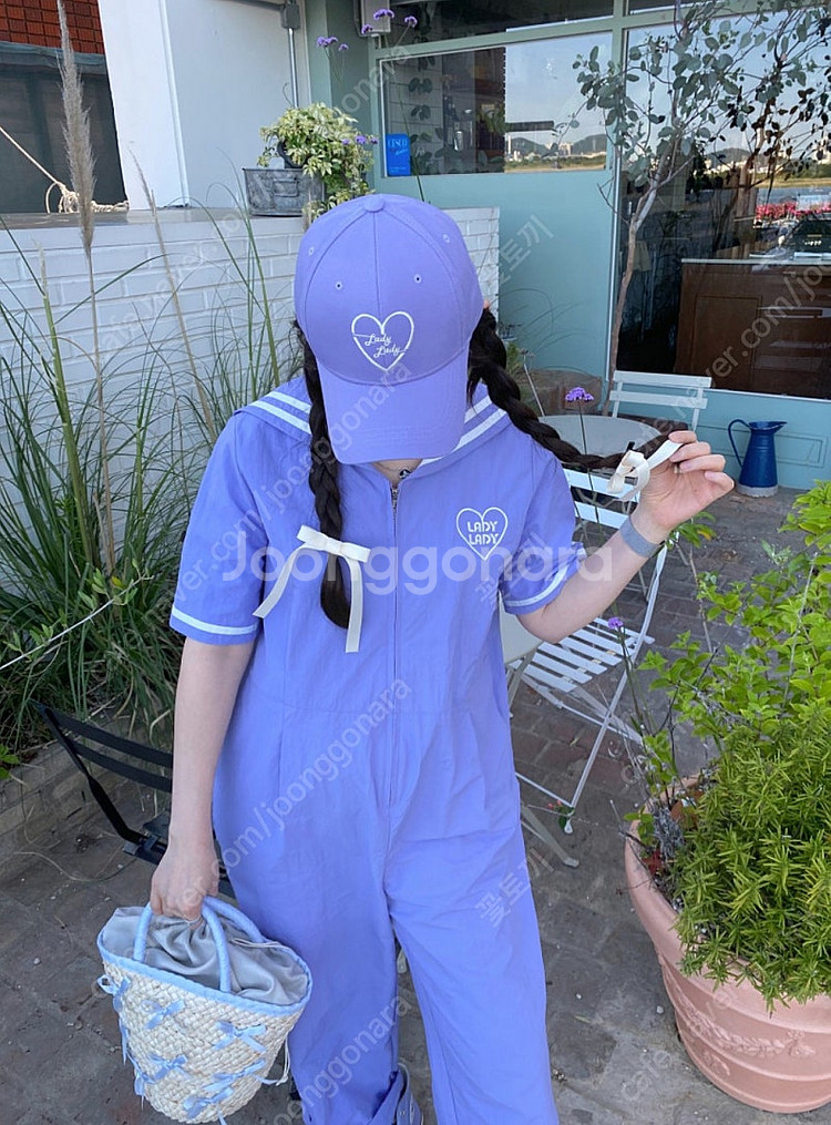 only레레 해양단 세일러카라 아노락 점프슈트 세컨케이...--3