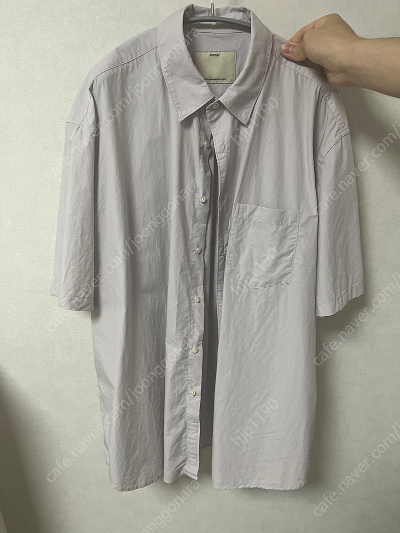 포터리 반팔셔츠 린넨플라워 3사이즈 판매합니다. Short Sleeve Comfort Shirt - linen flower 3사이즈 팝니다