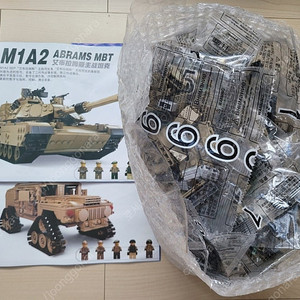 레고호환 카지(kazi) m1a2 에이브람스 탱크 2in1 팝니다